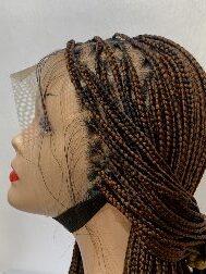 Knotless box braid wig