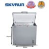 Skyrun 200l Chest Freezer BD-200A Grey