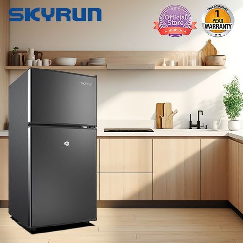 Skyrun 70 Litres Double Door Top Mount Fridge (BCD-85HC) - Starry Night Black