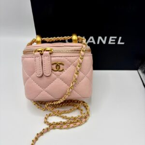 Chanel Quilted Mini Vanity Case